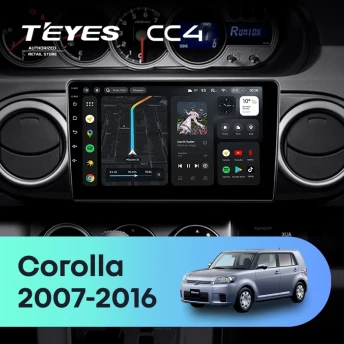 Штатная магнитола Teyes CC4 8/128 Toyota Corolla Rumion E150 (2007-2016)