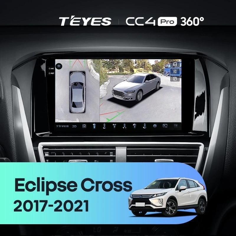 Штатная магнитола Teyes CC4 Pro 360 8/128 Mitsubishi Eclipse Cross 1 (2017-2021) F1