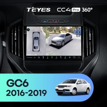 Штатная магнитола Teyes CC4 Pro 360 8/128 Geely GC6 (2016-2019)
