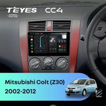 Штатная магнитола Teyes CC4 8/128 Mitsubishi Colt (Z30) (2002-2012) Правый руль
