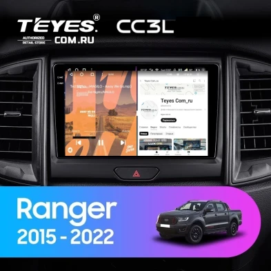 Штатная магнитола Teyes CC3L 4/32 Ford Ranger P703 (2015-2022) Тип-C
