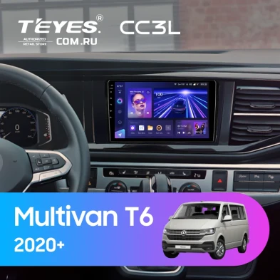 Штатная магнитола Teyes CC3L 4/64 Volkswagen Multivan (T6) 2020+
