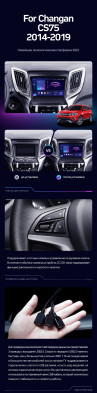 Штатная магнитола Teyes CC3 4/32 Changan CS75 (2014-2019)