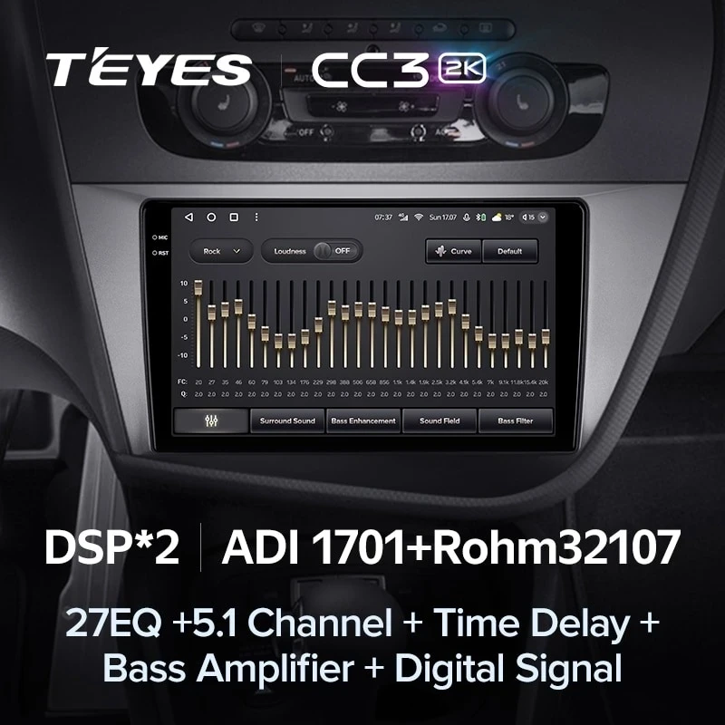 Штатная магнитола Teyes CC3 2K 6/128 Seat Leon 2 (2005-2012) F2