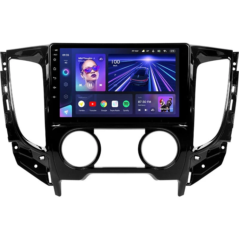 Штатная магнитола Teyes CC3 4/32 Mitsubishi L200 5 (2015-2019) кондиционер F1