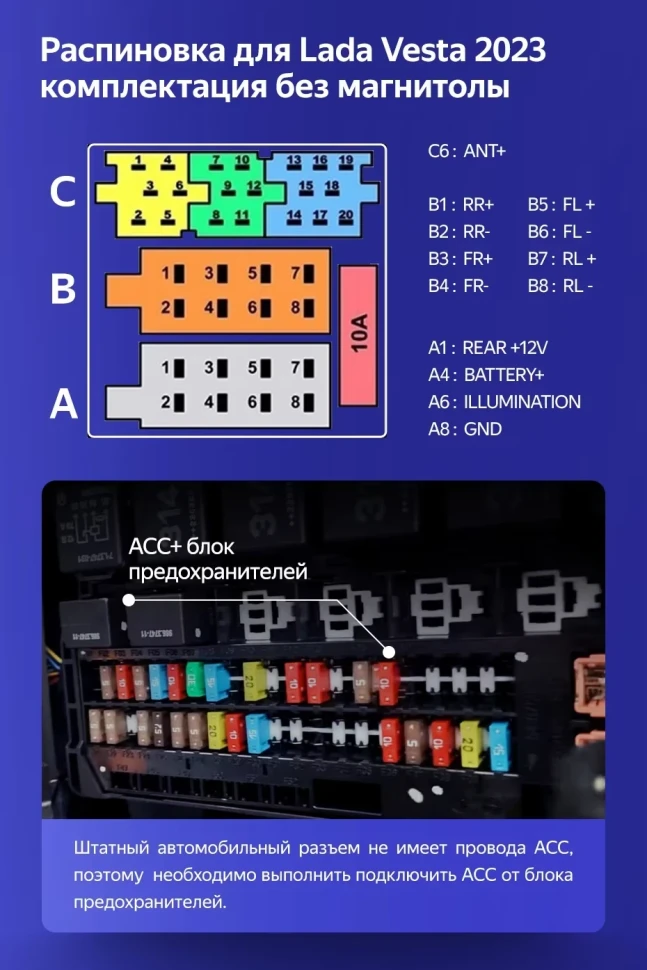 Штатная магнитола Teyes CC3L WiFi 2/32 Lada Vesta (2023-2026) F2 Тип-A