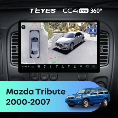 Штатная магнитола Teyes CC4 Pro 360 8/128 Mazda Tribute (2000-2007) (13")