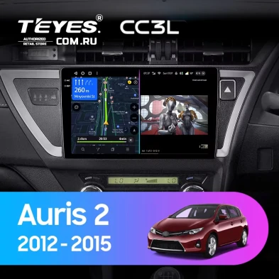 Штатная магнитола Teyes CC3L 4/64 Toyota Auris 2 E180 (2012-2015) Правый руль