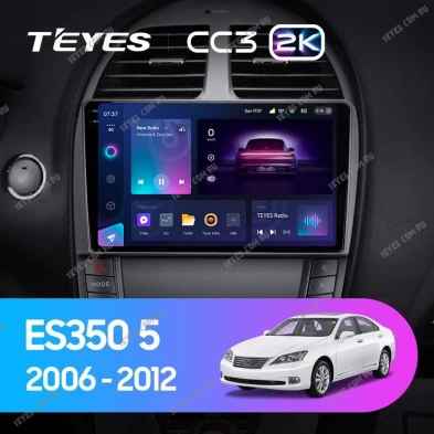 Штатная магнитола Teyes CC3 2K 4/64 Lexus ES350 5 V XV40 (2006-2012) Тип-C