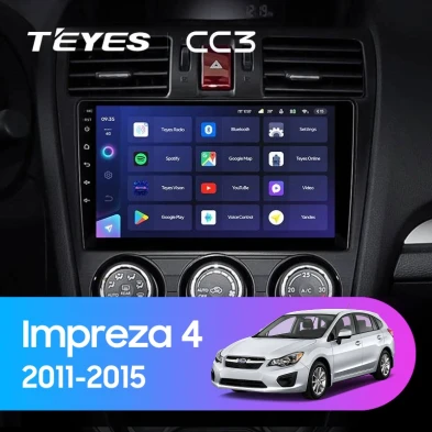 Штатная магнитола Teyes CC3 4/32 Subaru Impreza 4 (2011-2015) Тип-A