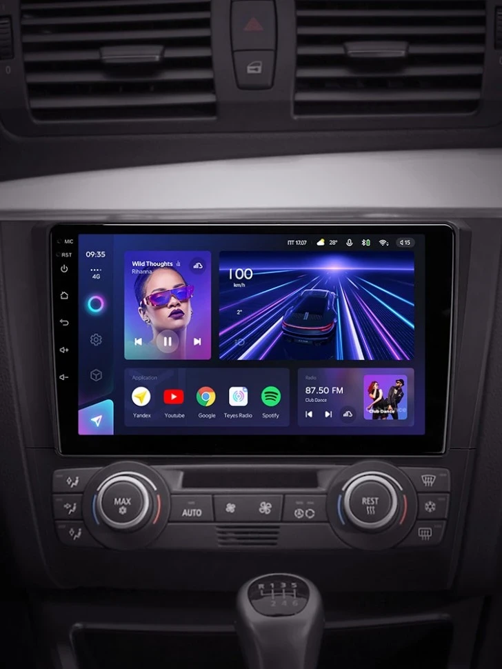 Штатная магнитола Teyes CC3 4/32 BMW 1 серия E88 E82 E81 E87 (2004-2011) F2