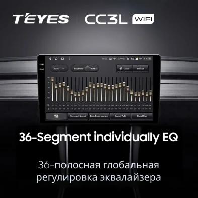 Штатная магнитола Teyes CC3L WiFi 2/32 Toyota iQ (2008-2016)