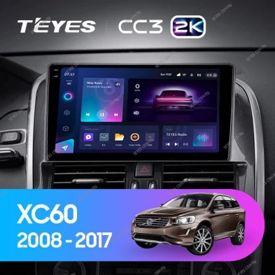 Штатная магнитола Teyes CC3 2K 6/128 Volvo XC60 I 1 (2008-2017) Тип-A
