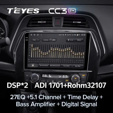 Штатная магнитола Teyes CC3 2K 360 6/128 Nissan Maxima A36 (2015-2020)