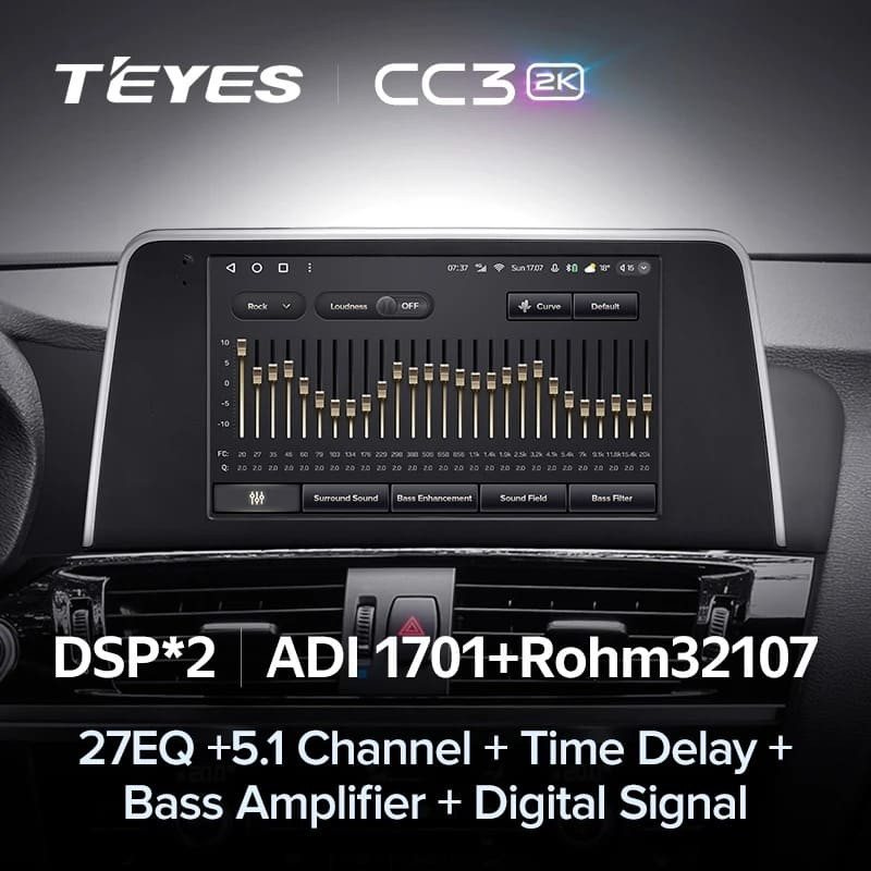 Штатная магнитола Teyes CC3 2K 6/128 BMW X3 F25 CIC (2010-2014)
