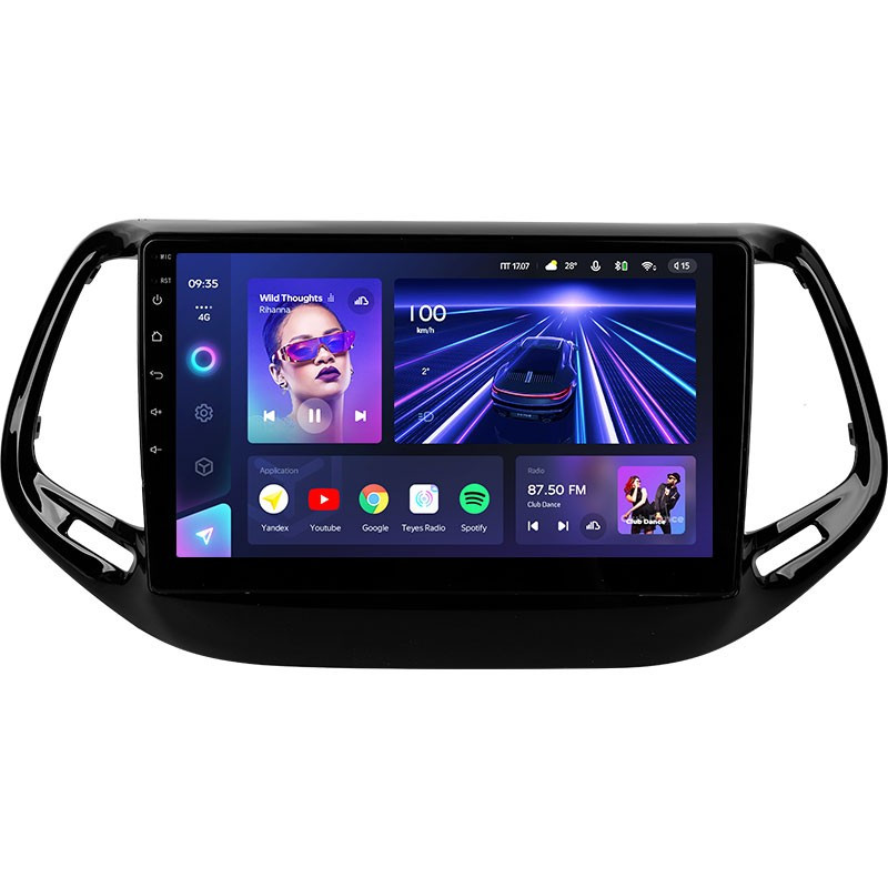 Штатная магнитола Teyes CC3 4/32 Jeep Compass 2 MP (2016-2018)