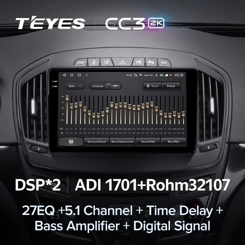 Штатная магнитола Teyes CC3 2K 6/128 Buick Regal (2013-2017) Тип-A