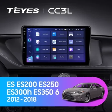 Штатная магнитола Teyes CC3L 4/64 Lexus ES ES200 ES250 ES300h ES350 XV60 VI (2012-2018) Тип-A