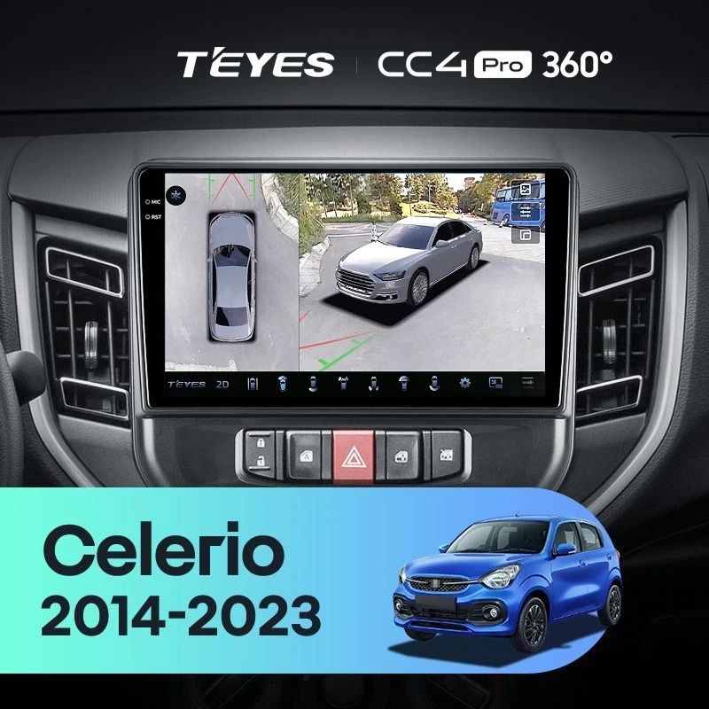 Штатная магнитола Teyes CC4 Pro 360 8/128 Suzuki Celerio (2014-2023)