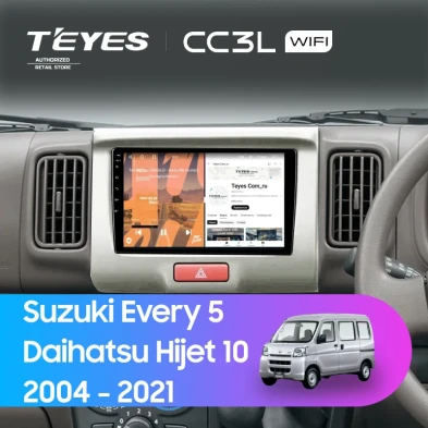 Штатная магнитола Teyes CC3L WiFi 2/32 Suzuki Every 5 (2005-2015)