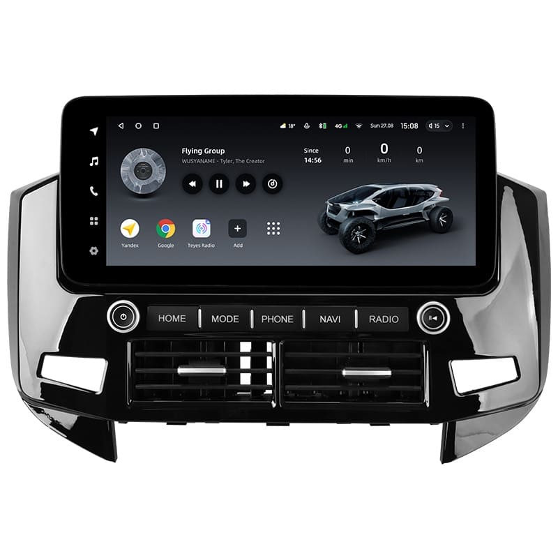 Переходная рамка Mitsubishi Pajero 4 V80 V90 (2006-2024) Тип-A (12,3")