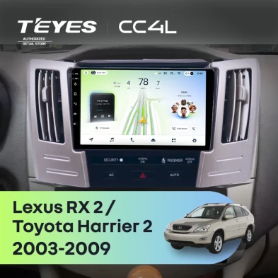 Штатная магнитола Teyes CC4L 6/64 Lexus RX 2 (2003-2009) F2